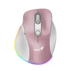 GENIUS - Mouse Ergo 9000s Pro Dual Recargable Bt ARosado claro