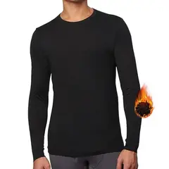 GENERICO - Polo Manga Larga Calentador Térmico Varon Micro Polar