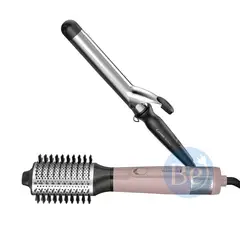 REMINGTON - Combo Cepillo de Aire AS15A y Rizador Gama de 32mm