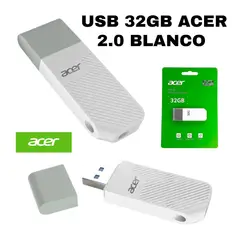 ACER - USB 32GB 2.0 BLANCO UP200 UFD