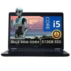 DELL - Laptop Corei5 20GB RAM DDR4 - 512GB Almacenamiento SSD + Regalos (LAPTOP REACONDICIONADA)