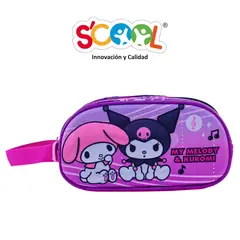 SCOOL - CARTUCHERA MAGIC 3D KUROMI & MY MELODY