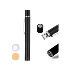 GENERICO - LINTERNA MEDICA DE DIAGNOSTICO RECARGABLE POR USB- NEGRO