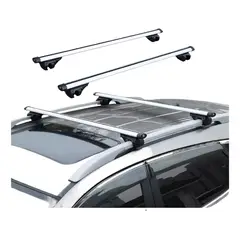 U BUY - Barra Porta Equipaje Universal Aluminio +llave 120 Cm