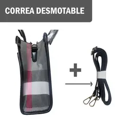 GENERICO - Cartera Bolso de Mano con Correa de Hombro Diseño Casual Elegante