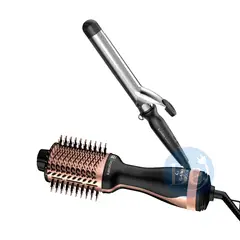 GAMA - Combo Cepillo Eléctrico HDCBR0000000460 y Rizador de 32mm