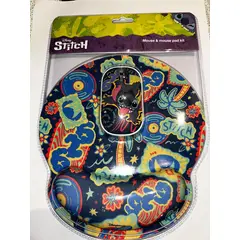 XTECH - Mouse + Mousepad Kit Inalambrico Lilo y Stitch Disney Oficial