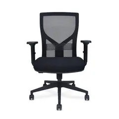 MOBELART - Silla de Oficina Gerente Tom BN Negro möbelArt