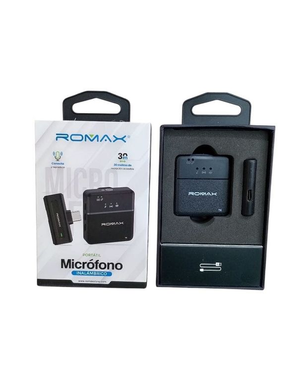 Micrófono inalámbrico solapero Tipo C Cancelacion de Ruido