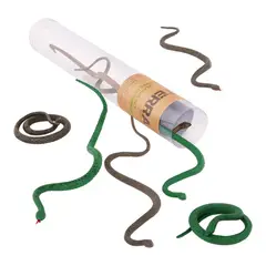 TERRA - Set de 08 mini serpientes en tubo