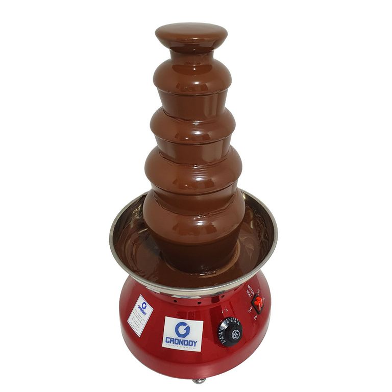 Fuente de Chocolate 5 Pisos - Fondue Premium para Postres