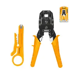 INGCO TOOLS - CRIMPEADORA ALICATE PRENSA TERMINAL PELACABLE TODO EN 1 HMPC1468P
