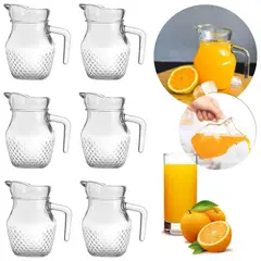 INSPIRA - Mini jarras de vidrio 600ml Set x6