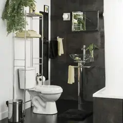 GENERICO - Organizador sobre inodoro 100% metálico