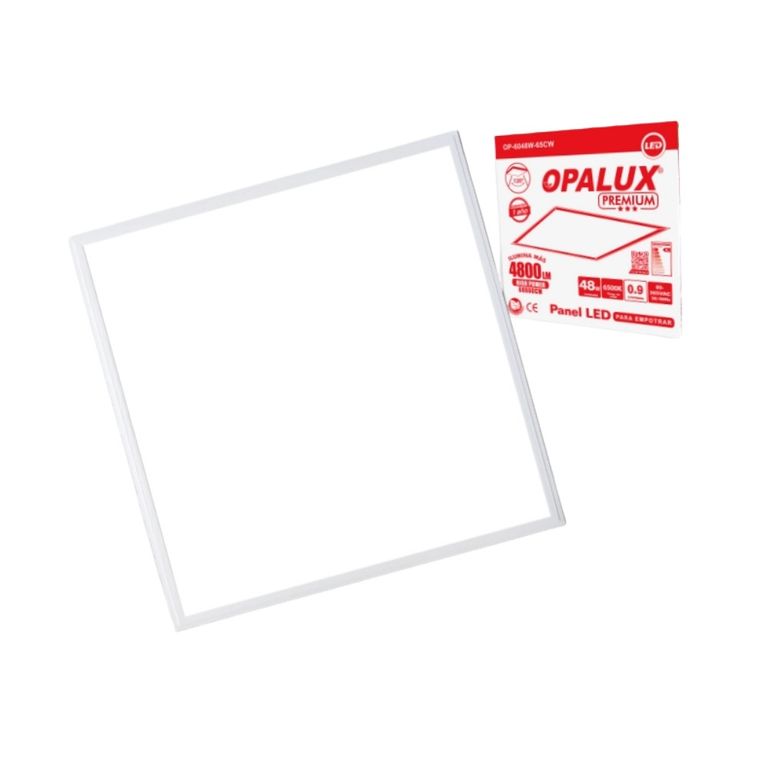 Panel LED de 60x60cm 48W 4800 Lumenes luz blanca