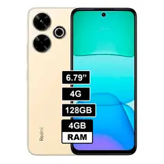 XIAOMI - Celular Redmi 13 128GB, 4GB RAM, GOLD