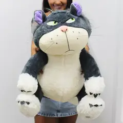 GENERICO - Peluche Gato Molesto Lucifer 60cm - Enfadado Kawaii Importado