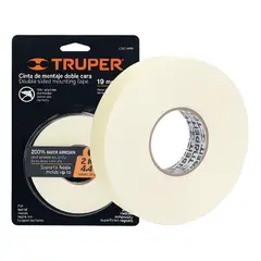 TRUPER - Cinta Adhesiva Doble Cara