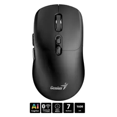 GENIUS - MOUSE NX-8080S DUAL WIRELESSBLUETOOTH SILENT 7-BOT BLACK