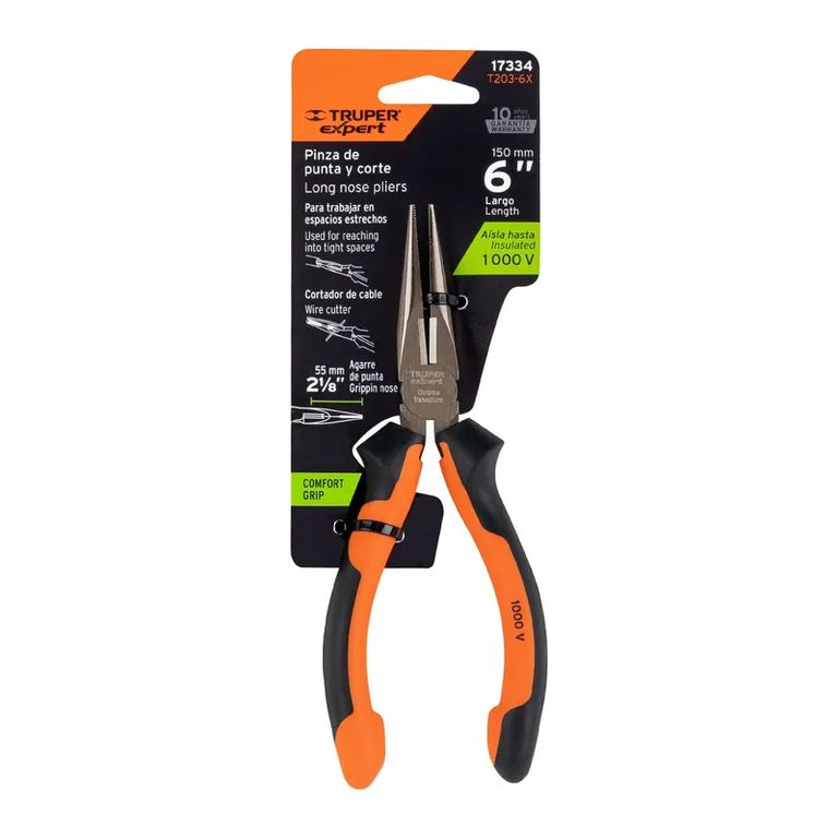 Alicate De Pinza Y Corte 6 Pulgadas 1000v cod 17334