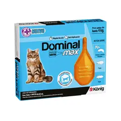 KONIG - ANTIPARASITARIO EXTERNO PIPETA DOMINAL MAX GATOS HASTA 4 KG