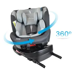 PREMIUM BABY - Silla de Auto Bebé Giro 360° Winner Gris