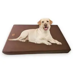 MD - Colchoneta Antifluidos para Mascotas Perros y Gatos L - Marrón