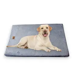 MD - Colchoneta Antifluidos para Mascotas Perros y Gatos L - Gris