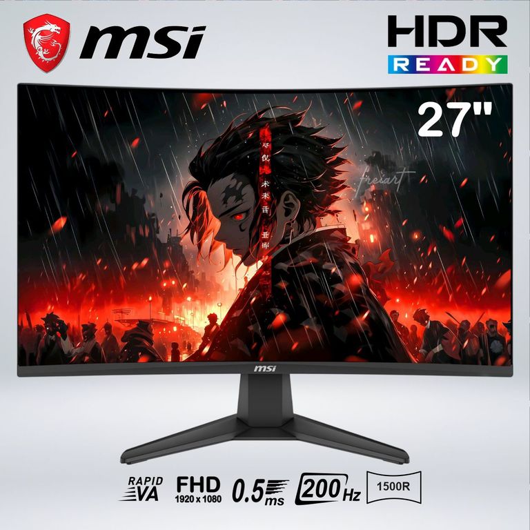 MONITOR MAG 276CF E20 FULLHD 27 " rapidVA 200hz 0.5ms HDReady 1500R