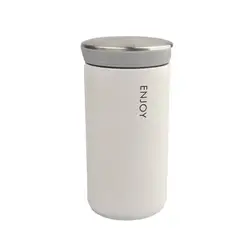 PENTHA - Vaso Térmico para Café Termo de Acero Inoxidable 300ML Blanco