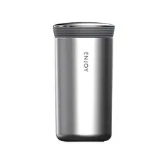 PENTHA - Vaso Térmico para Café Termo de Acero Inoxidable 300ML Plateado