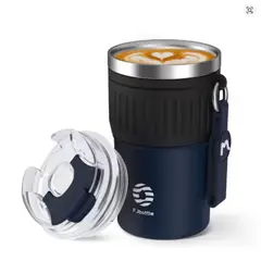 FJBOTTLE - - Taza térmica de café con aislamiento de acero inoxidable 400ml