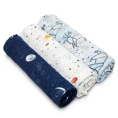 THE BABY SPOT - Aden + anais Mantas de Muselina de Bambú Stargaze 3-Pack