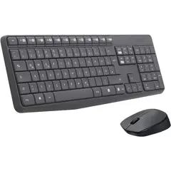 LOGITECH - Teclado Mouse Mk235 Wireless Usb Grey