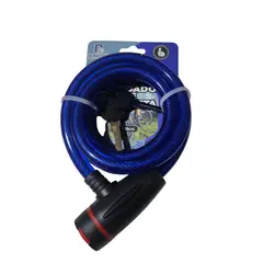 GENERICO - Cadena con llave 150cm delgado azul