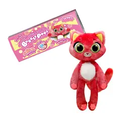 BOING TOYS - Peluche Bubble Pops Grapefruit Glimmer Cat Grande 45 cm