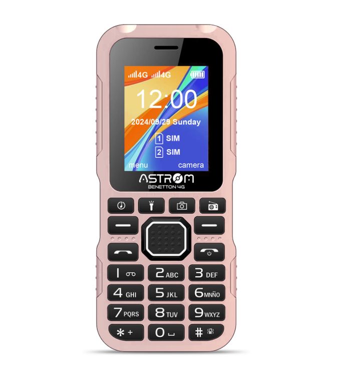 Celular 1701H Dual Sim 4G Color Rosado 2.4 benethon