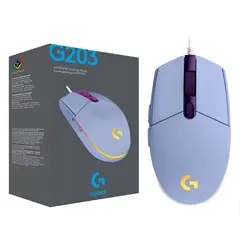 LOGITECH - Mouse G203 Lightsync 8000 Dpi Lila