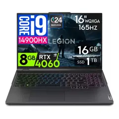 LENOVO - Laptop LEGION PRO 5 16IRX9 16” WQXGA Core i9-14900HX Ram 16GB Ssd 1 TB Rtx 4060 Win11