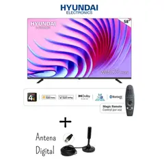 HYUNDAI - Televisor 58 Pulgadas UHD 4K WebOS HYLED5808W4KM + Antena Digital (Nuevo)