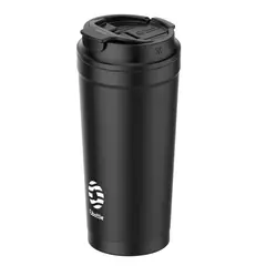 FJBOTTLE - - Botella Mug Témico acero con tapa de tritán 480ml - Negro