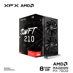 XFX - TARJETA DE VIDEO SWFT 210 RX 7600 8GB GDDR6