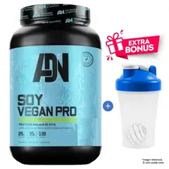 ADN - Proteína Soy Vegan Protein 1.5 kg Vainilla Shaker