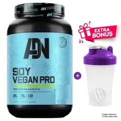 ADN - Proteína de Soja SOY VEGAN 1.5 KG VAINILLA + SHAKER