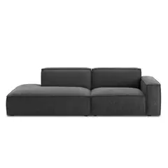 ALTO HOGAR - Sofá Aquarium 3 Cuerpos Gris Oscuro