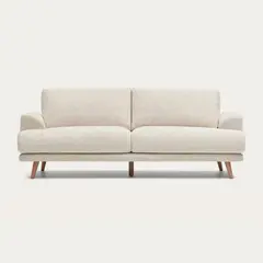 ALTO HOGAR - Sofá Indaga 3 Cuerpos Crema