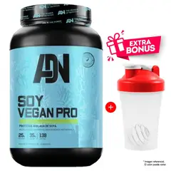 ADN - Proteína de Soy Vegan Protein 1.5 kg Vainilla - 42 Servicios