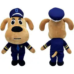 PUREPOWER - Bbb Perro De Peluche Sheriff Labrador Con Dibujos Animados