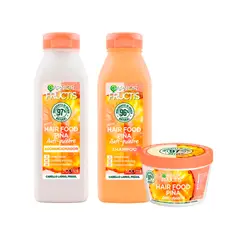 GARNIER - Rutina Capilar Hair Food Piña Shampoo + Acc y Mascarilla