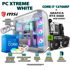 INTEL - Computadora PC Gamer Core i7 12700KF RAM 32GB SSD 1TB GRAFICA RTX 5060 8GB